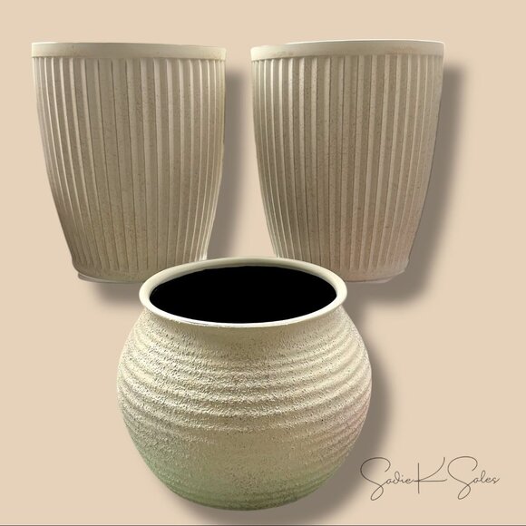 14" Sun Bleached Composite Indoor Outdoor Planter Pot - Threshold Studio McGee - Picture 7 of 7